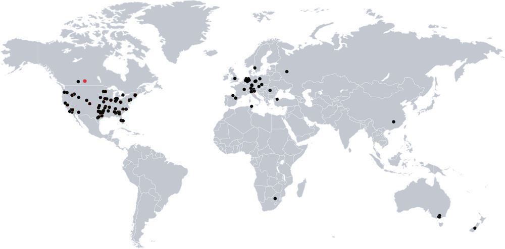 National Trailer Parts map